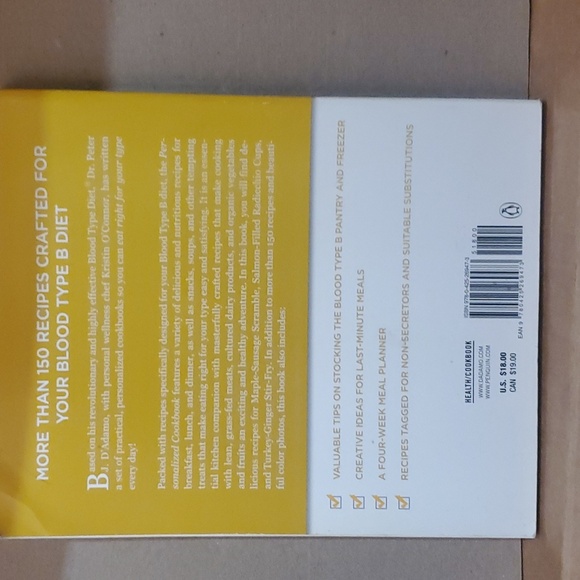 👩🏻🍳 Eat Right 4 Your Type paperback cookbook📚 - Picture 2 of 11